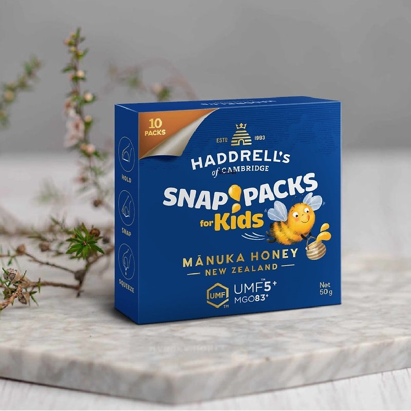 【寿满趣】Haddrells新西兰活性麦芦卡蜂蜜随身包UMF5+(50g) - 蜂蜜/黑糖 - 其他材质 