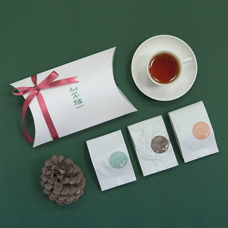 圣诞礼物・三个愿望茶叶组・文山包种＋武夷乌龙＋红玉红茶 - 茶 - 新鲜食材 多色