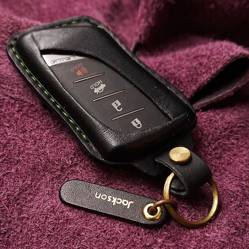 LEXUS NX200 NX300 F  NX300h UX250h 凌志汽车 钥匙皮套 篓空版 - 钥匙链/钥匙包 - 真皮 黑色