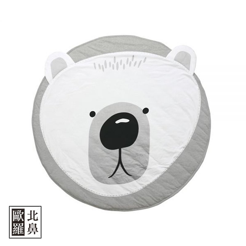 Mister Fly 宝宝动物造型游戏垫 - 白熊 - 爬行垫/游戏垫 - 棉．麻 