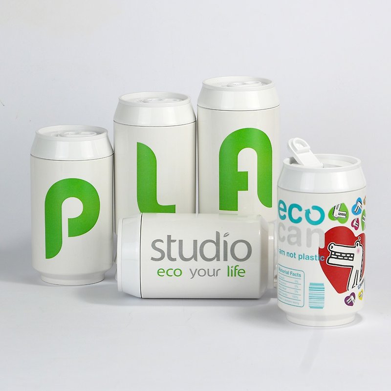 PLAStudio-Eco Can-280-玉米环保杯-定制化专区 - 杯子 - 环保材料 白色