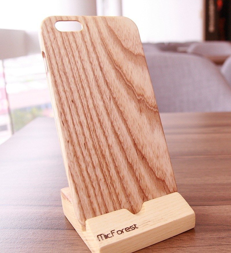 微森林．iPhone 6s Plus ．纯原木木制手机壳．栓木 - 手机壳/手机套 - 木头 金色