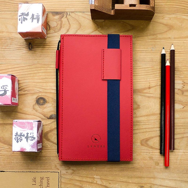 Walking系列笔记本。月计划组合- 红色 - 笔记本/手帐 - 纸 红色