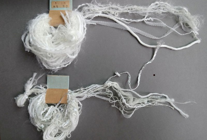 Aligning thread 1 m 4 types - 编织/刺绣/羊毛毡/裁缝 - 聚酯纤维 白色