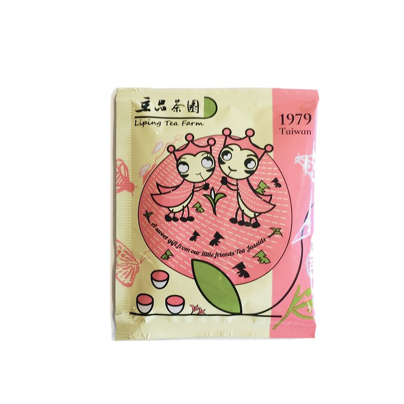 无农药茶包 自然甜蜜香红茶茶包 棉纸材质无塑胶 2.5g - 茶 - 新鲜食材 粉红色