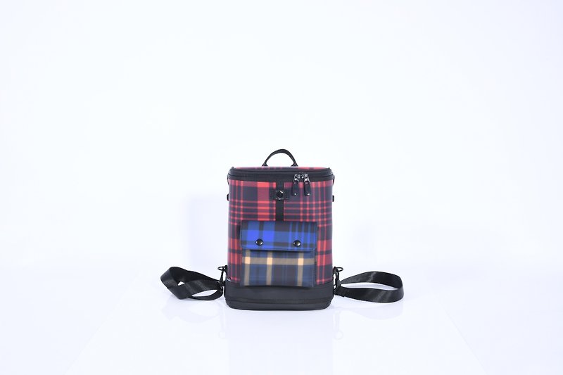 Captain Mini Tartan 苏格兰三色格子旅行背囊 (迷你) - 运动配件 - 其他材质 多色