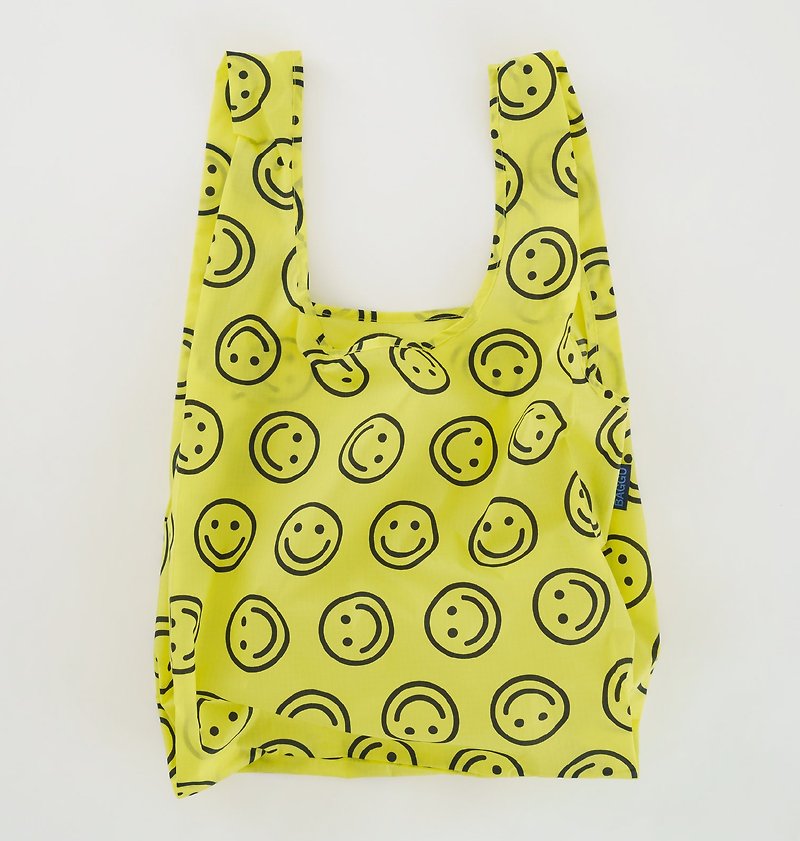 【补货到】BAGGU环保收纳购物袋- 金黄微笑 - 手提包/手提袋 - 防水材质 黄色