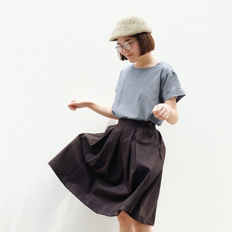 Lady Skirt : Black (have only size s) - 裙子 - 其他材质 黑色