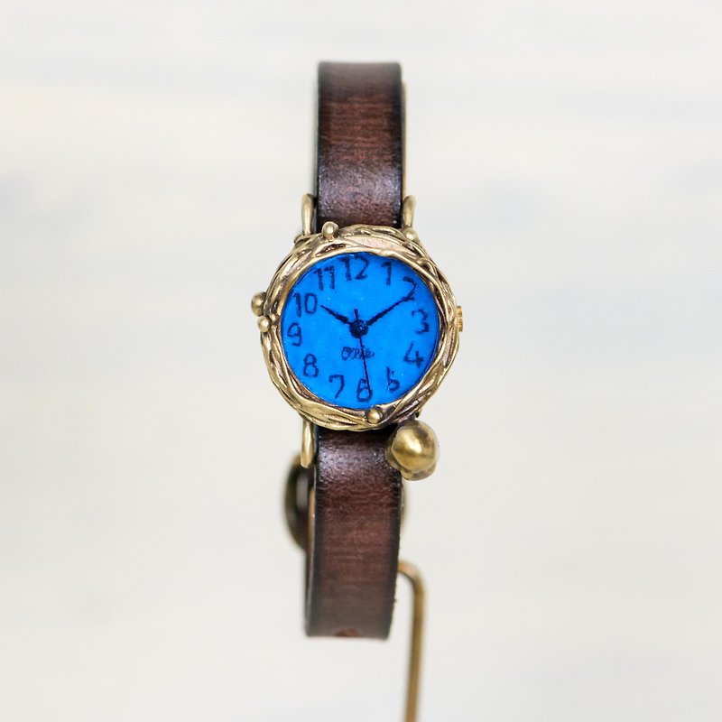 世の中の静寂を見つめるフクロウ腕時計S深青 - 女表 - 其他金属 蓝色