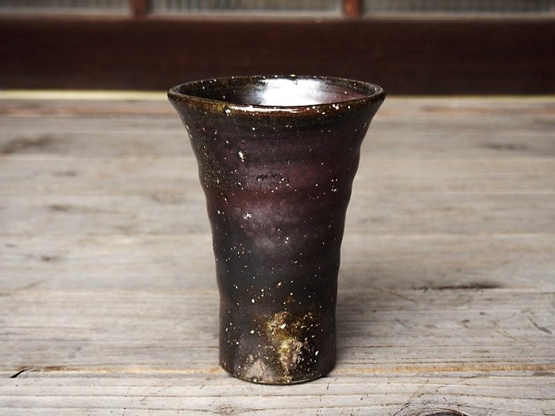 備前 麦酒呑み（大）＿b1-045 - 花瓶/陶器 - 陶 咖啡色