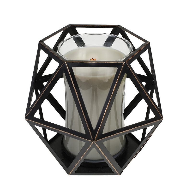 【VIVAWANG】WW香氛蜡烛配件-几何杯蜡金属座-LARGE - 蜡烛/烛台 - 其他材质 