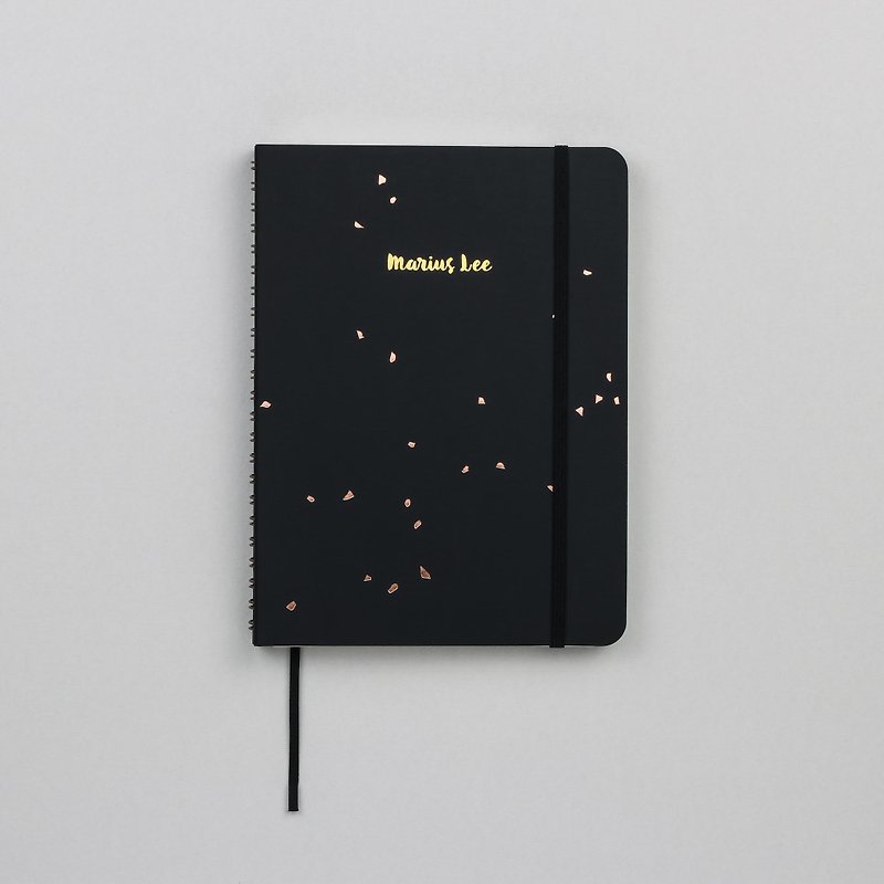 Black Speckle A5 笔记本 / 写生簿 - 笔记本/手帐 - 纸 黑色