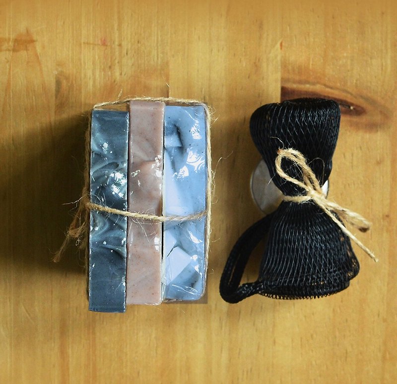 Goody Bag 福袋-岛屿漂流+艾蜜粒 6块冷制皂礼盒- 疗浴风景 - 沐浴用品 - 植物．花 多色