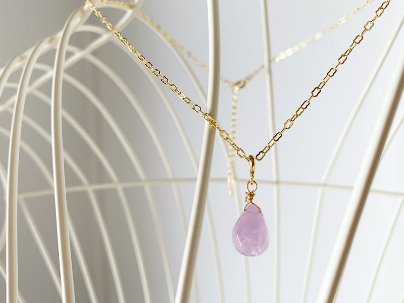2月誕生石 ラベンダーアメシスト・ネックレス - 项链 - 宝石 紫色