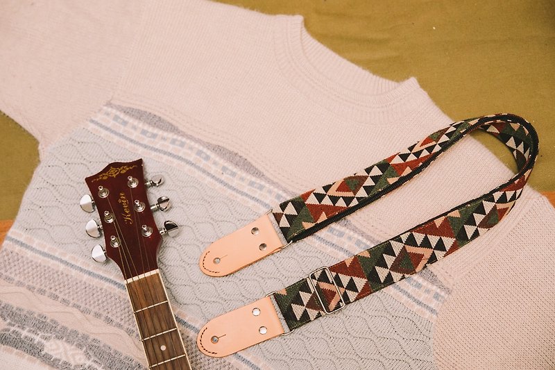 微笑吉他背带 //圣诞树// Guitar strap - 吉他配件 - 其他材质 