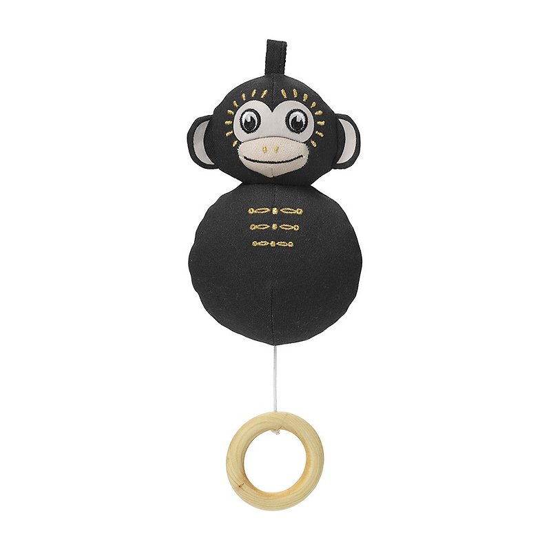音乐铃 Playful Pepe 顽皮猴 - 玩具/玩偶 - 聚酯纤维 黑色