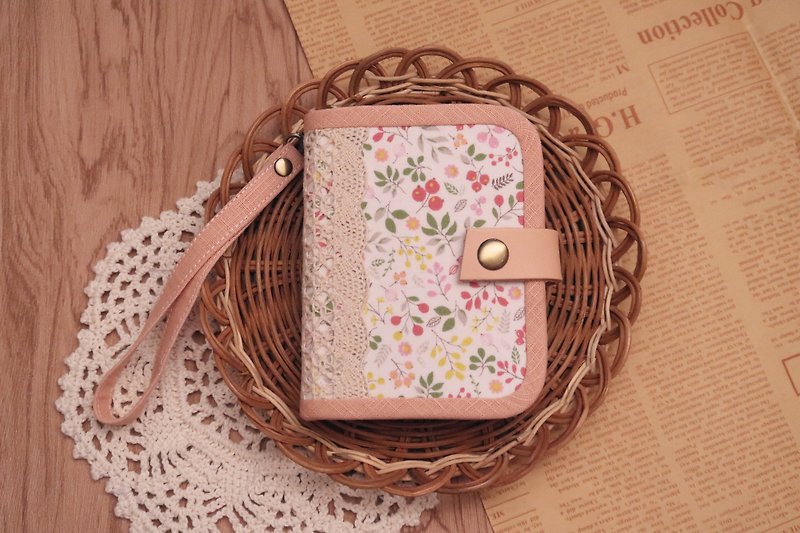 短夹 钱包 | 春分 | - 皮夹/钱包 - 棉．麻 粉红色