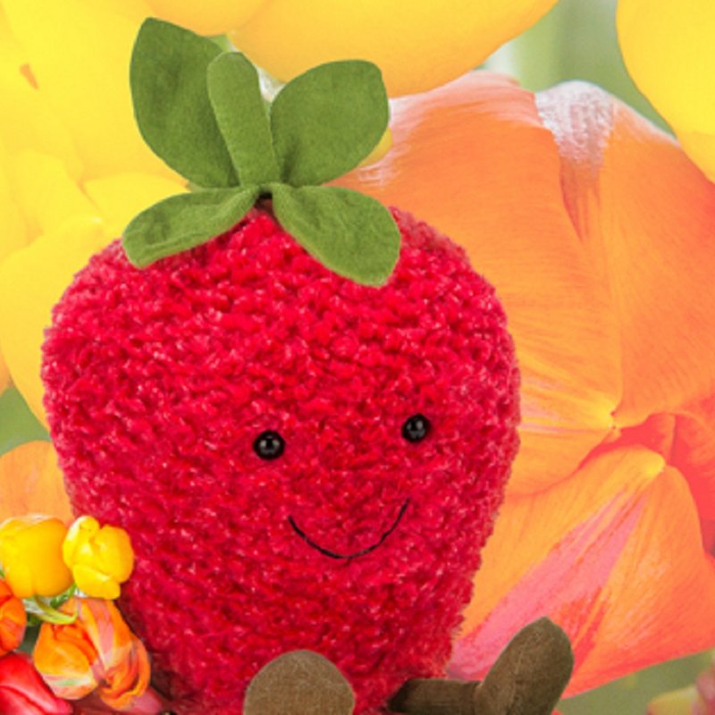 Amuseable Strawberry 草莓宝宝 - 玩偶/公仔 - 聚酯纤维 红色