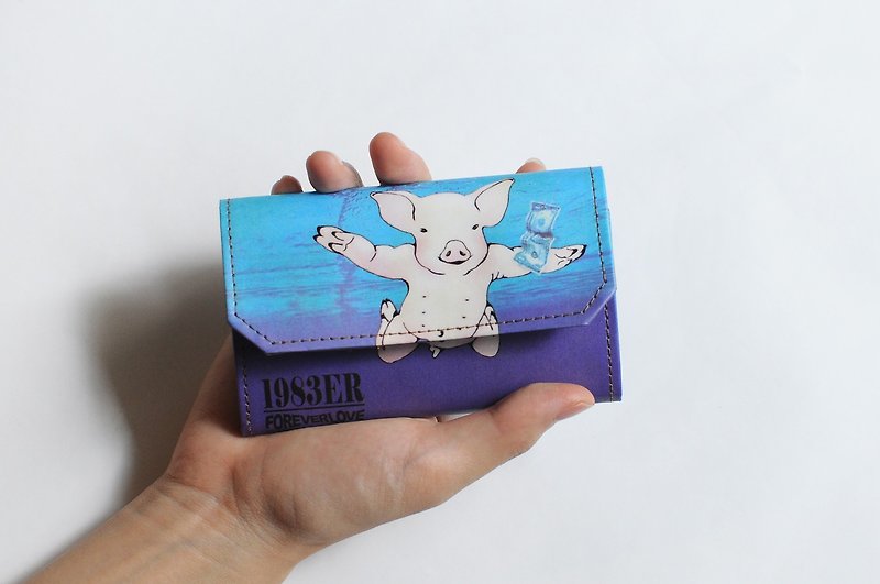 小纸包/卡片零钱包-经典封面系列 Nirvana - 零钱包 - 纸 蓝色