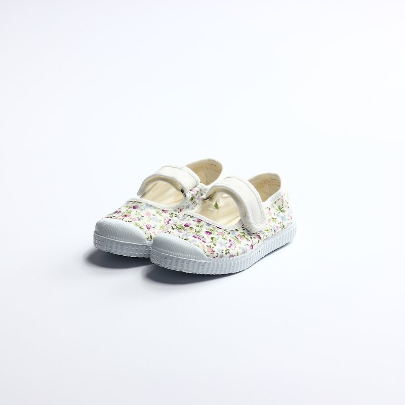 西班牙国民帆布鞋 CIENTA 76999 05白色 幼童、小童尺寸 - 童装鞋 - 棉．麻 白色