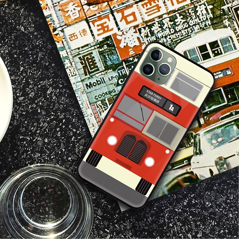 香港 KMB九巴士丹拿A型热狗巴1960s亮面手机壳iPhone 14三星华为 - 手机壳/手机套 - 塑料 咖啡色