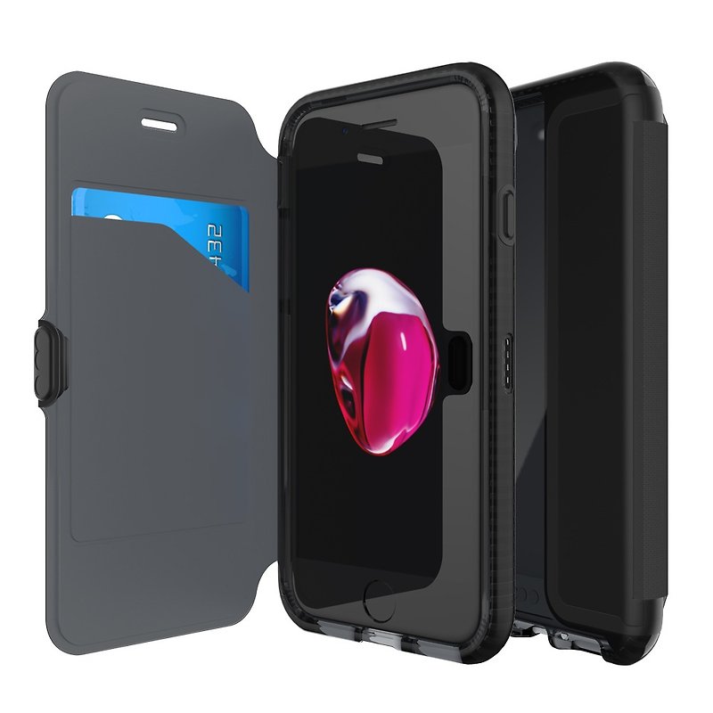 Tech21 英国超冲击 Evo Wallet iPhone 7 防撞软质保护皮套 - 黑 (5055517362382) - 其他 - 其他材质 黑色