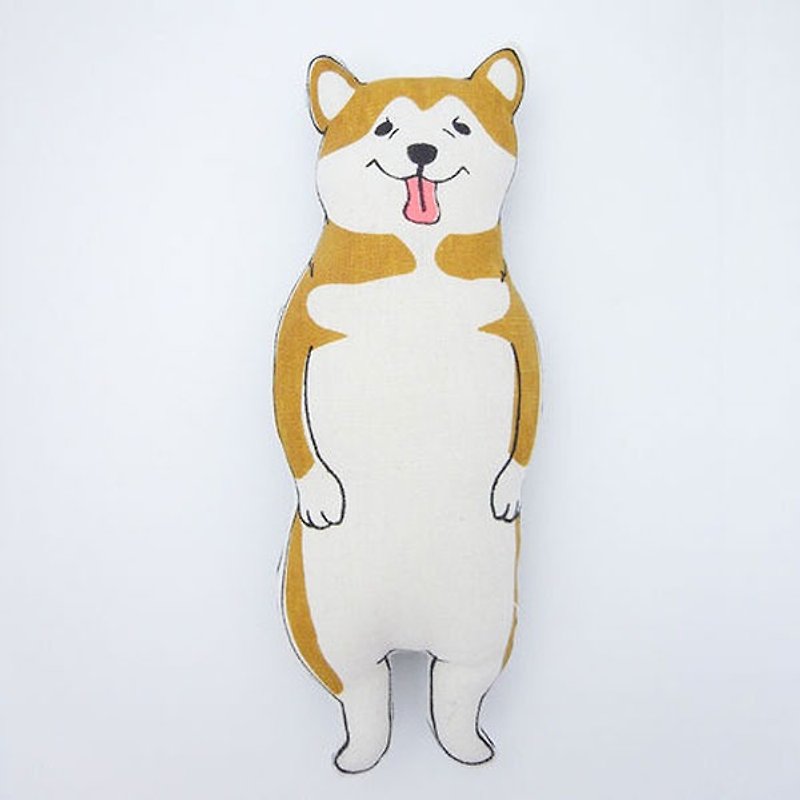stuffed animal - shiba-inu (aka) pocket size- | 赤柴　ヌイグルミ - 玩偶/公仔 - 棉．麻 咖啡色