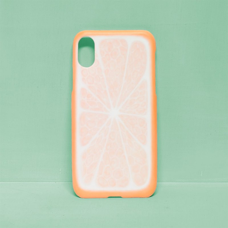 橘子的味道/艺术时尚手机壳 /iphone 6s 7 8 plus x xr xs max LG - 手机壳/手机套 - 硅胶 橘色