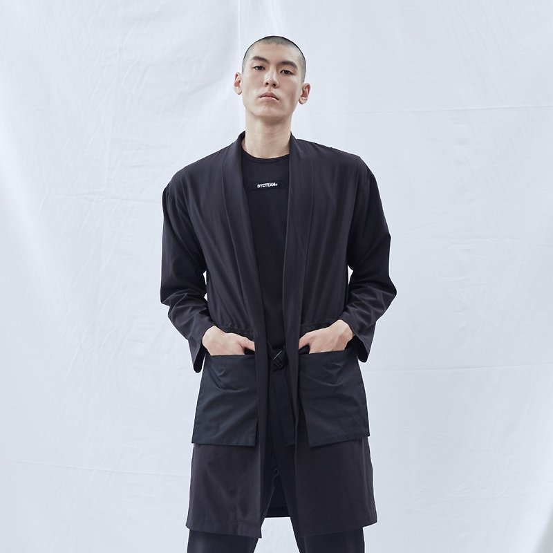 DYCTEAM - 3 Functional Kimono - 中性连帽卫衣/T 恤 - 防水材质 黑色