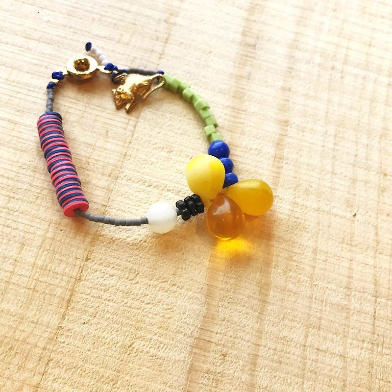 ［ Cat and Mice • Beads beat Beads］ bracelet collection-003 张灯结彩。 - 手链/手环 - 压克力 多色