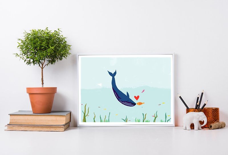 澳洲Suki McMaster 插画原作 －鲸鱼 - 摆饰 - 纸 多色