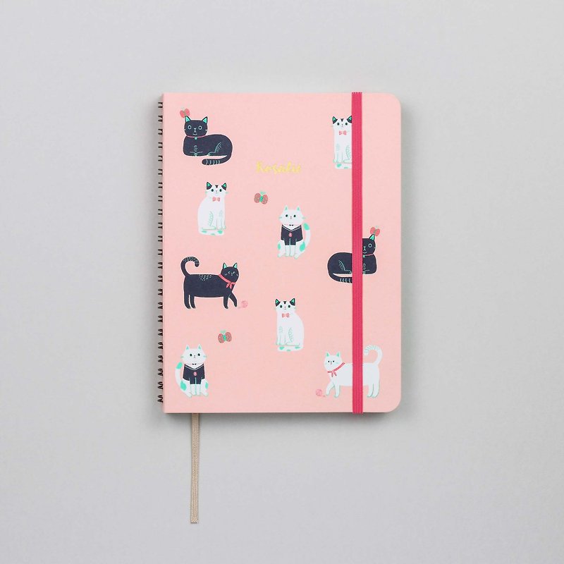 Cats Pink  A5 笔记本 / 写生簿 - 笔记本/手帐 - 纸 