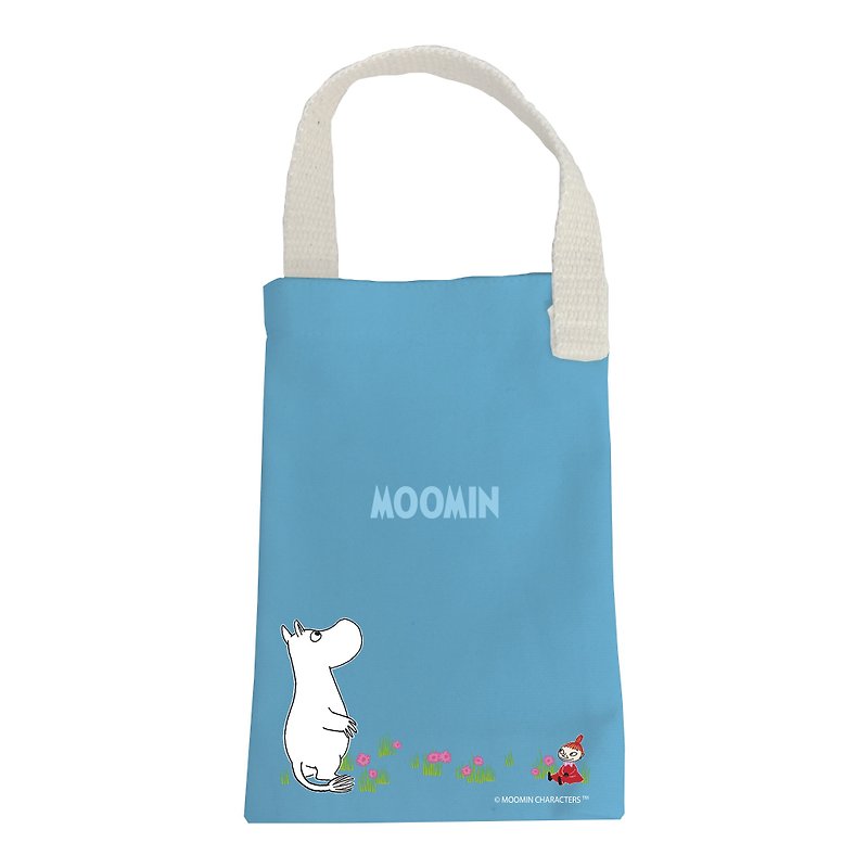 Moomin噜噜米授权-水壶袋(蓝),AE04 - 随行杯提袋/水壶袋 - 棉．麻 红色