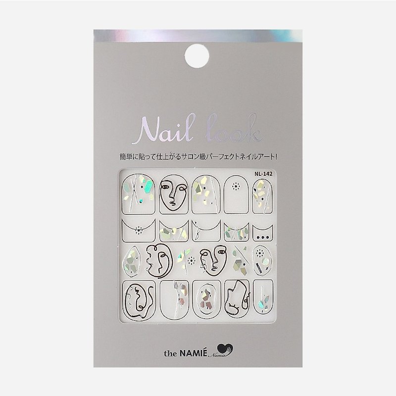 【 DIY 美甲】Nail Look 美甲装饰艺术贴纸 时尚面容 - 指甲油/指甲贴 - 纸 银色