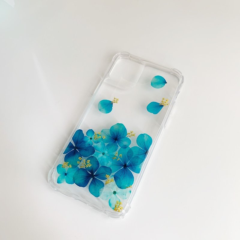 雨后春笋  绣球花手机壳 - 手机壳/手机套 - 植物．花 蓝色