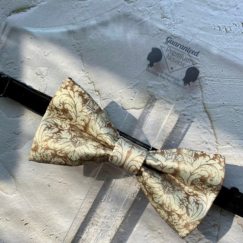 Style 0317 摩洛哥之美 纪念 婚礼 兄弟领结 可订制 按需印 - 领带/领带夹 - 聚酯纤维 咖啡色