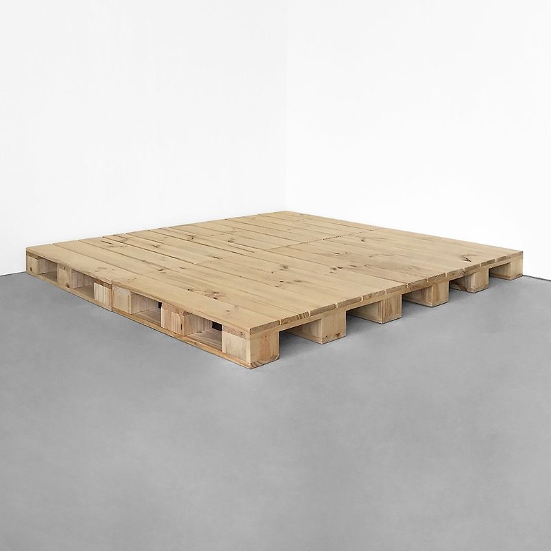 木栈板床架 (无床头片) 分尺寸 定制 CU070 - 其他家具 - 木头 咖啡色