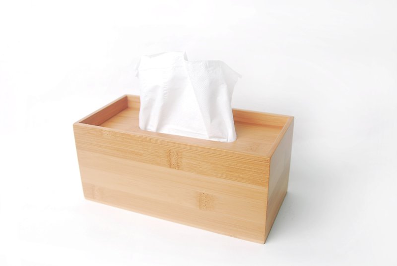 巧抽 面纸盒 卫生纸盒 竹制 - 纸巾盒 - 竹 金色