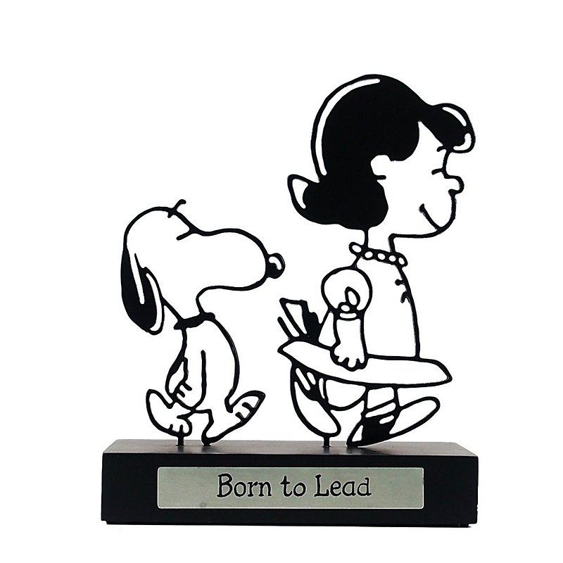 Snoopy锻铁线画-天生领导者【Hallmark-Peanuts史奴比 摆饰】 - 摆饰 - 其他金属 黑色