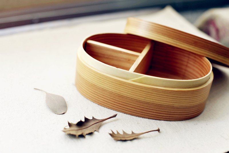 【好日恋物】日本手工木制便当盒 - 其他 - 木头 咖啡色