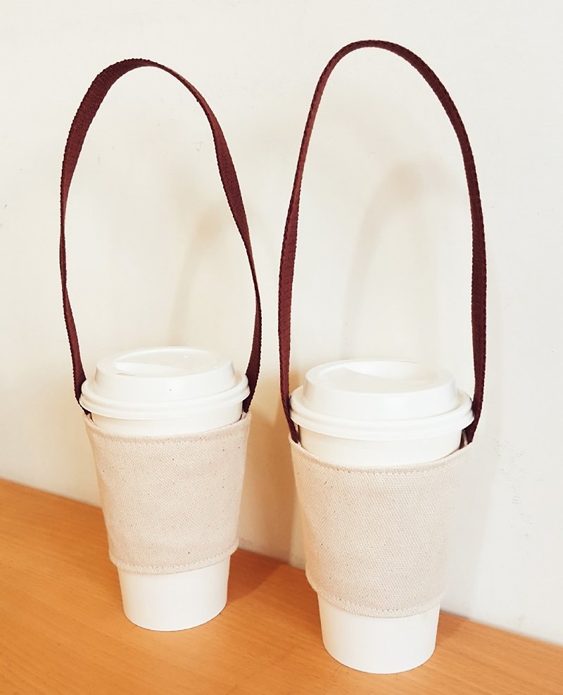 Goody Bag -环保杯套组合福袋(一杯袋+一杯垫) - 随行杯提袋/水壶袋 - 棉．麻 