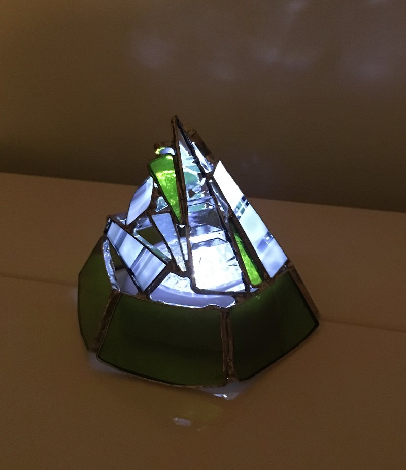 LEDライト ミッドナイト グリーン ガラス Bay View - 灯具/灯饰 - 玻璃 绿色