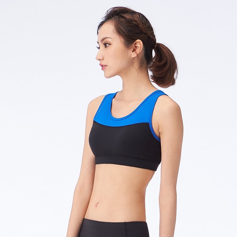 【MACACA】高强度机能3D bra- ASA0531 黑/宝蓝 - 女装运动内衣 - 其他人造纤维 蓝色
