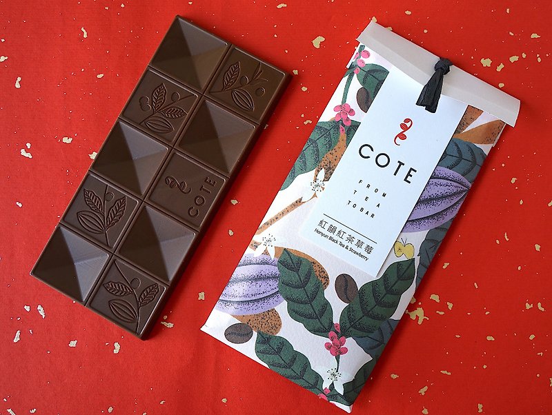 【COTE 水果茶巧克力】吃的水果茶_红韵红茶草莓 - 巧克力 - 新鲜食材 