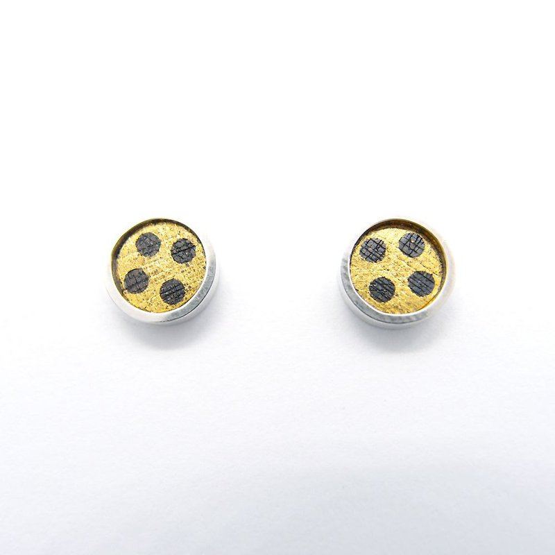 耳上一厘米 圆形D-925银耳环 - 耳环/耳夹 - 其他金属 