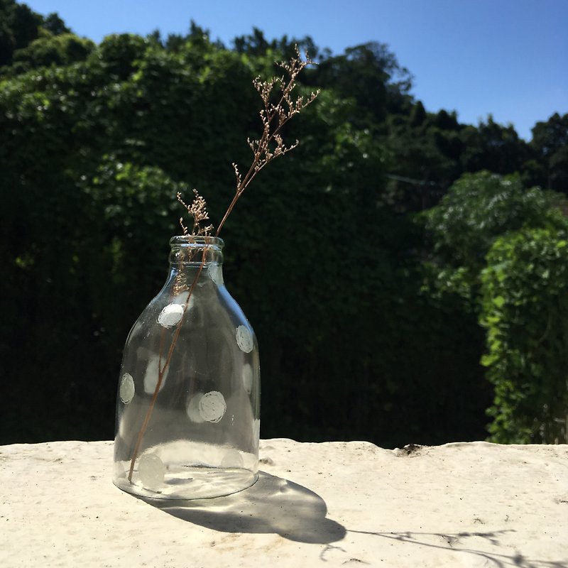 圆点玻璃。风铃DIY材料包 - 陶艺 - 玻璃 透明