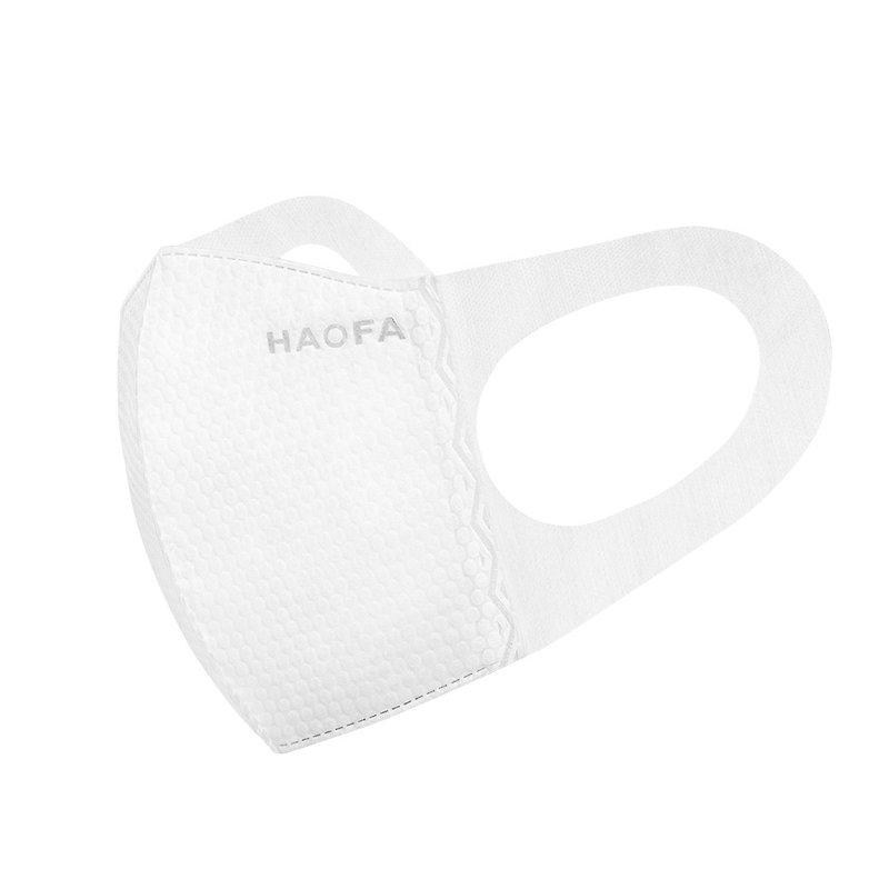 HAOFA超透气无痛感立体医疗口罩-雪狐白(30入) - 口罩 - 其他材质 透明