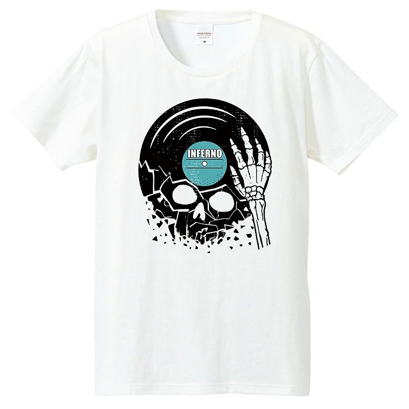 T-shirt / Unstable rotation - 男装上衣/T 恤 - 棉．麻 白色