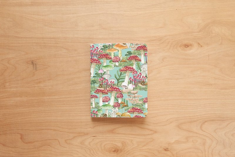 Small Notebook : Forest Mushroom - 笔记本/手帐 - 纸 绿色