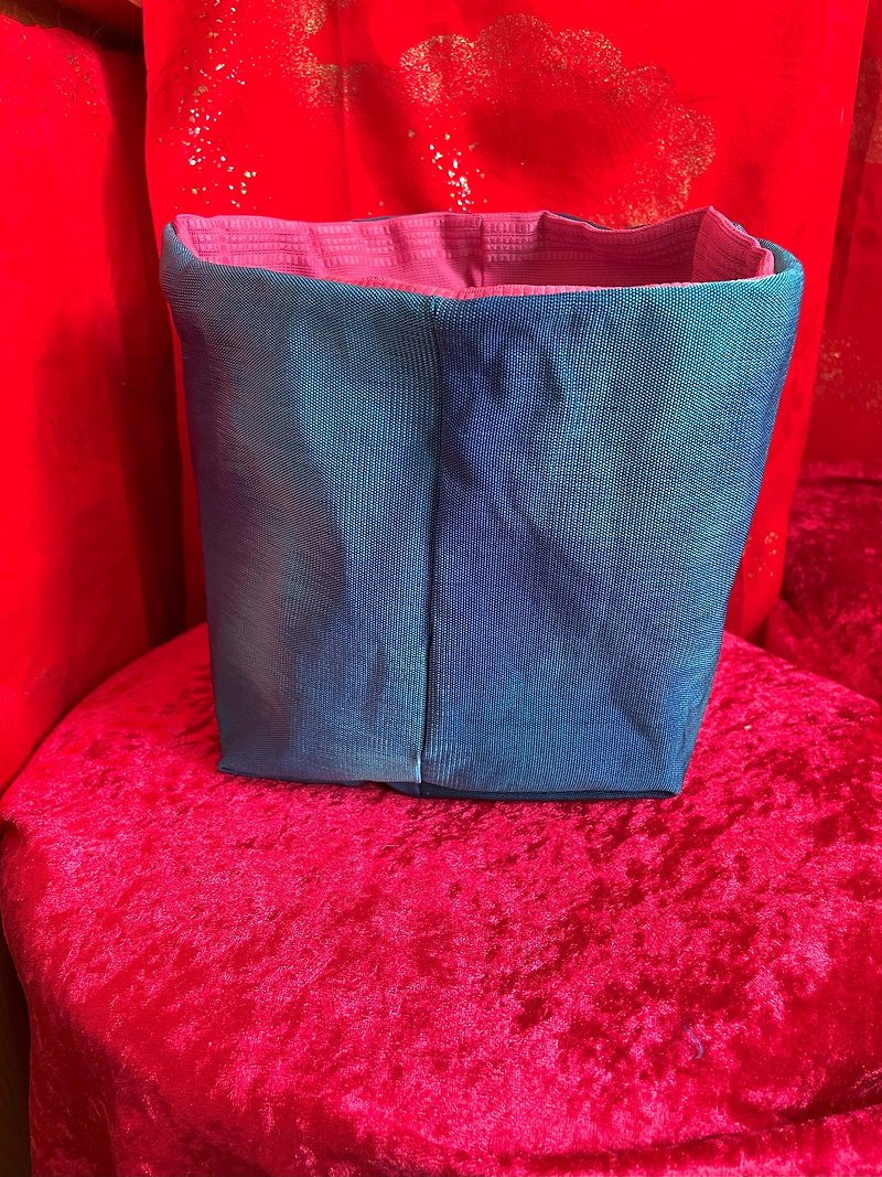 帯リメイクボックス、収納ボックス - 收纳用品 - 丝．绢 蓝色